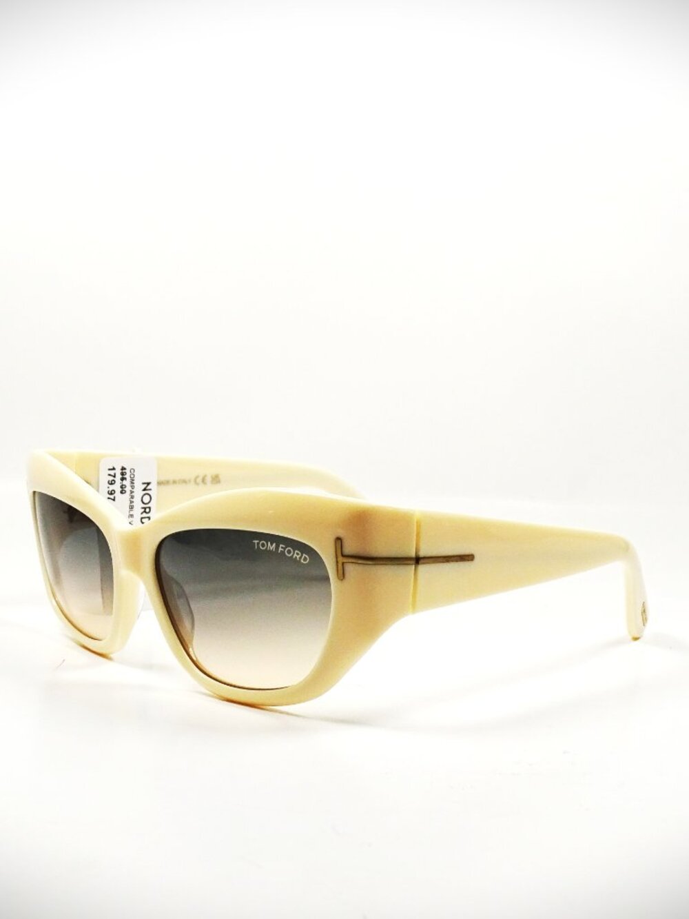 TOM FORD Brianna TF1065 Tortoise Frame Gradient Lens 55-17-125 Sunglasses